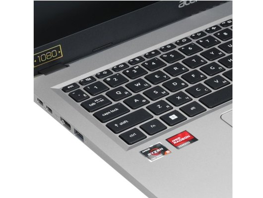 Ноутбук Acer Aspire Go AG15-21PT-R5GQ/NX.JJJAA.004/Ryzen 5-7520U/8Gb/512Gb/ 15.6 FHD IPS/DOS серебристый